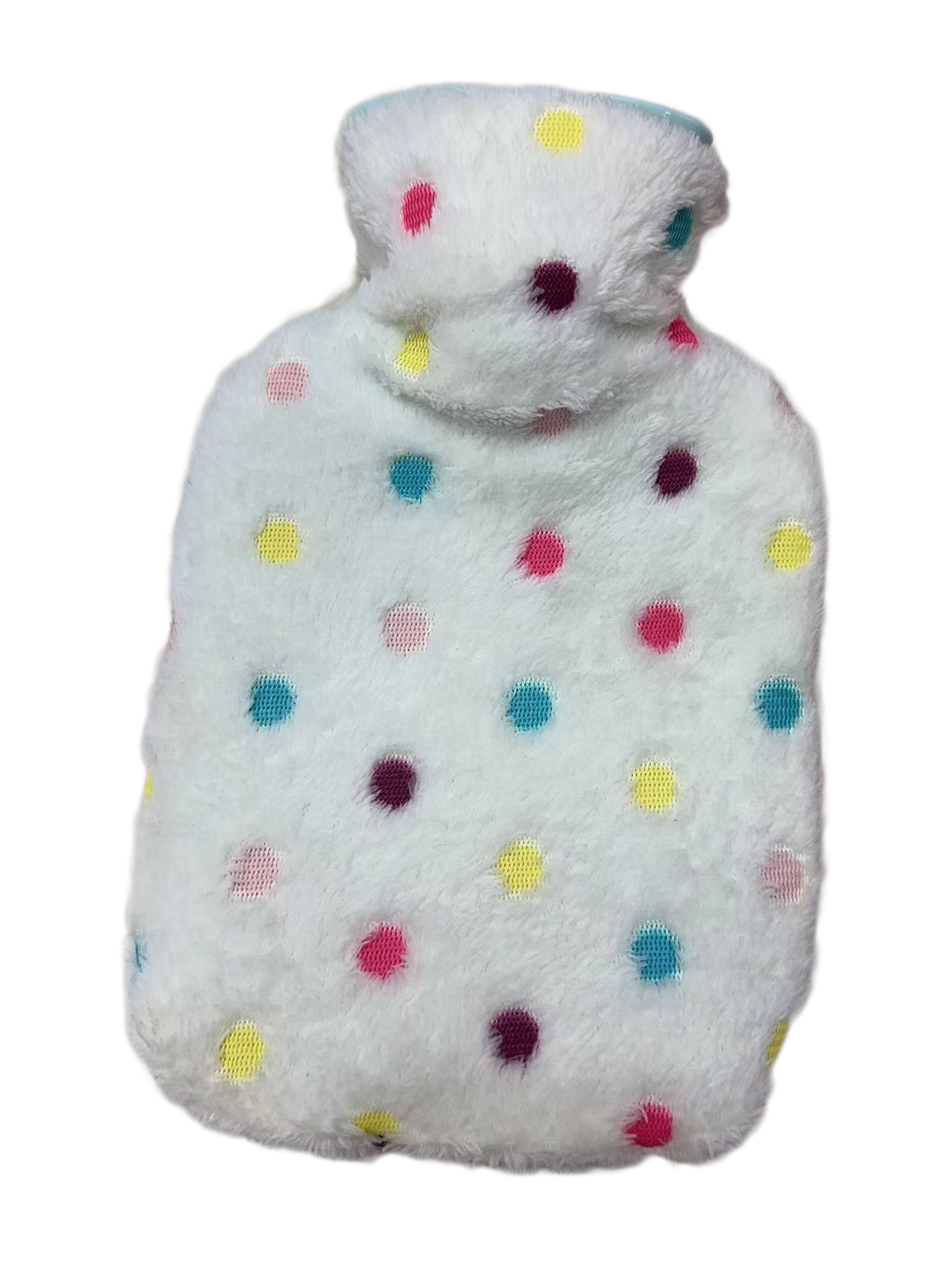 TERMOFOR NA WODĘ W POKROWCU PLUSZOWY OGRZEWACZ GUMOWY W SWETERKU 1L