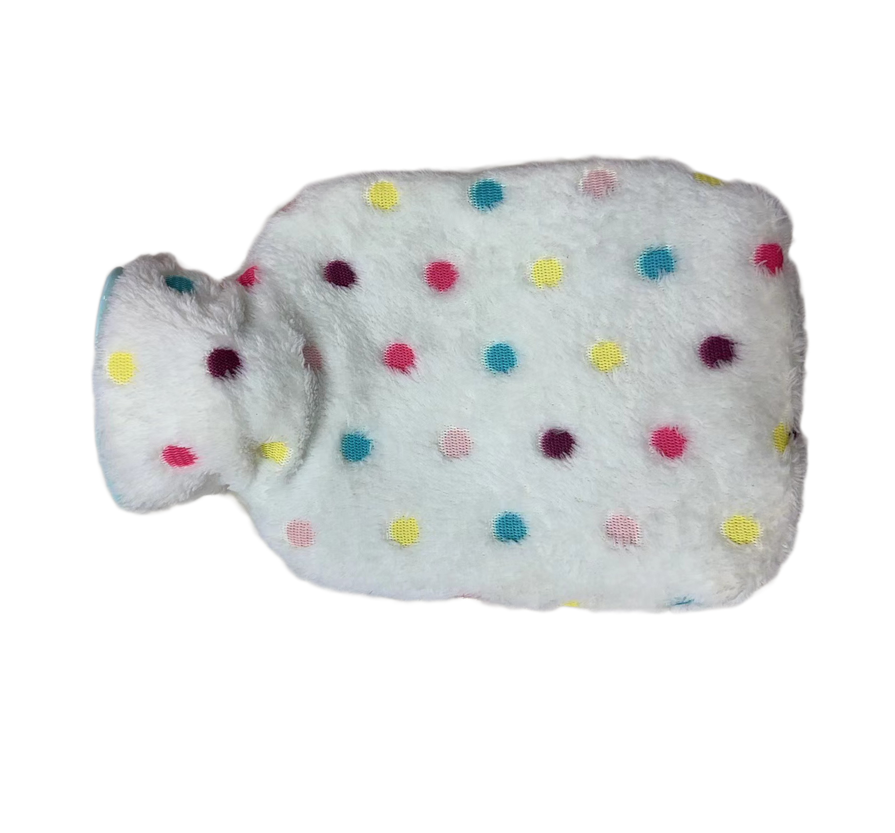 TERMOFOR NA WODĘ W POKROWCU PLUSZOWY OGRZEWACZ GUMOWY W SWETERKU 1L