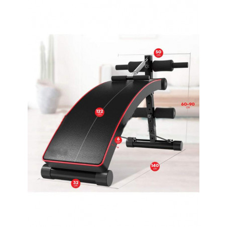 ŁAWKA DO ĆWICZEŃ BRZUSZKÓW ŁAWECZKA SKOŚNA SKOS