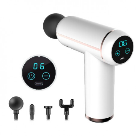 copy of PISTOLET DO MASAŻU MASAŻER WIBRACYJNY CIAŁA MOCNY CZARNY