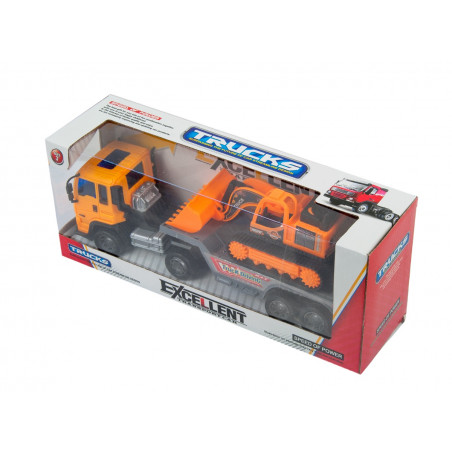 AUTO LAWETA/CIĘŻARÓWKA Z KOPARKĄ