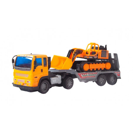 AUTO LAWETA/CIĘŻARÓWKA Z KOPARKĄ