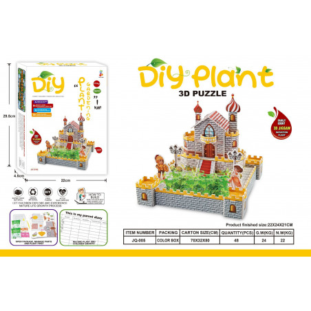 ZAMEK DIY Z ROŚLINAMI