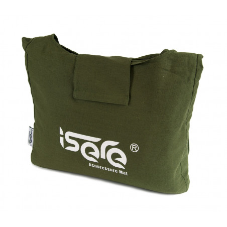 MATA DO AKUPRESURY Z KOLCAMI NATURALNA KOKOS GRYKA ZIELONY