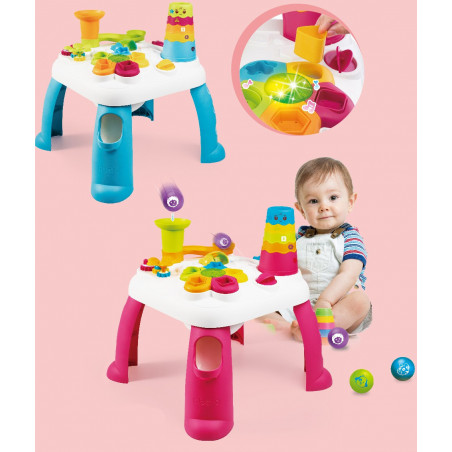 STOLICZEK EDUKACYJNY Z MUZYCZKĄ 2 KOLORY : Kolor - Pink