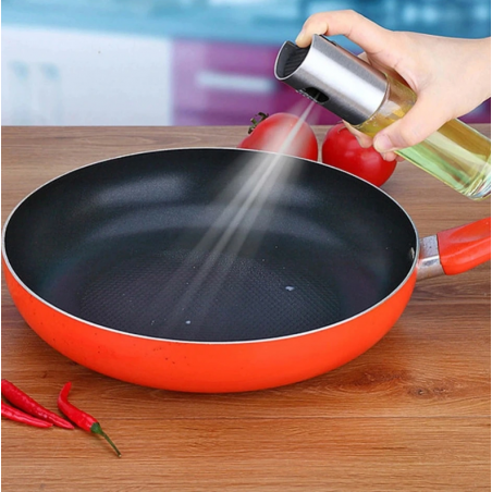 SPRYSKIWACZ DO OLEJU OLIWY DOZOWNIK W SPRAYU 100ml Srebrny