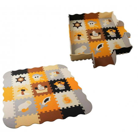 MATA PIANOWA PUZZLE PALMA/PIRAT Z BRZEGAMI