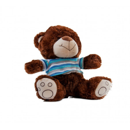 PLUSZOWY MIŚ W NIEBIESKIM SWETERKU 32cm