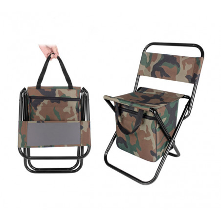 KRZESŁO WĘDKARSKIE TURYSTYCZNE TORBA MORO SKŁADANE