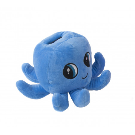 PLUSZOWA SKARBONKA OŚMIORNICA Z DŹWIĘKIEM : Kolor - Blue