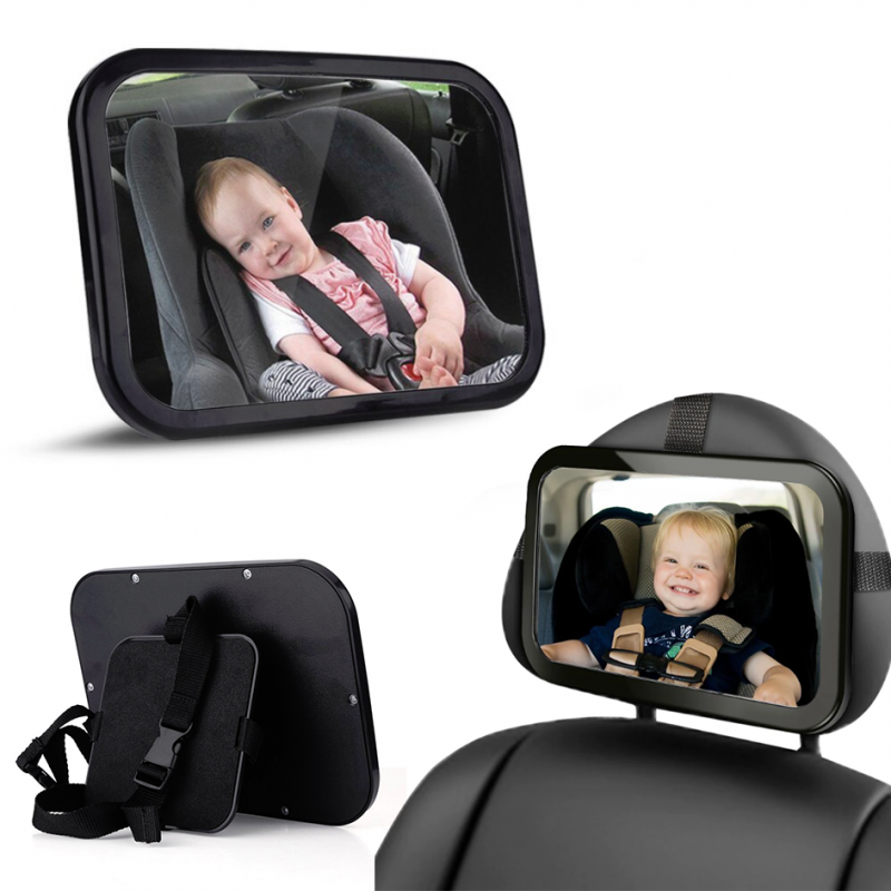 Lusterko samochodowe wewnętrzne 360 dla dzieci do obserwacji