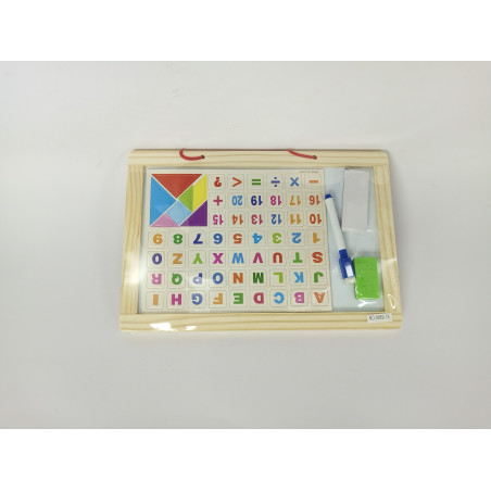 TABLICA DREWNIANA Z LITERKAMI