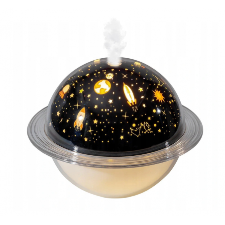 NAWILŻACZ POWIETRZA DYFUZOR LAMPKA NOCNA PROJEKTOR