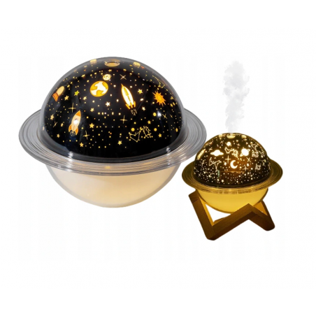 NAWILŻACZ POWIETRZA DYFUZOR LAMPKA NOCNA PROJEKTOR