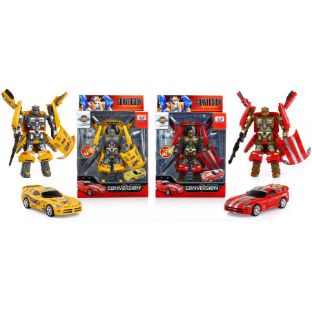 SKŁADANY ROBOT  JAK "VIPER" : Kolor - Red