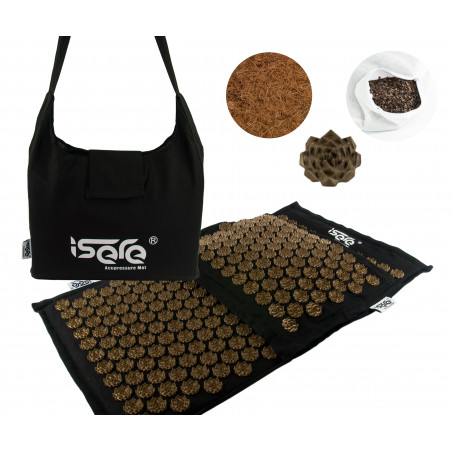 copy of MATA DO AKUPRESURY Z KOLCAMI NATURALNA KOKOS GRYKA ZIELONY