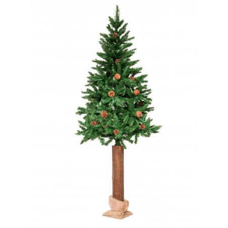CHOINKA NA PNIU Z SZYSZKAMI 180cm