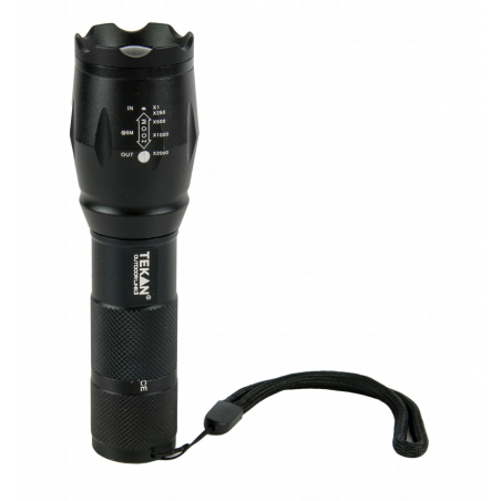 LATARKA TAKTYCZNA LED CREE ZOOM TURYSTYCZNA