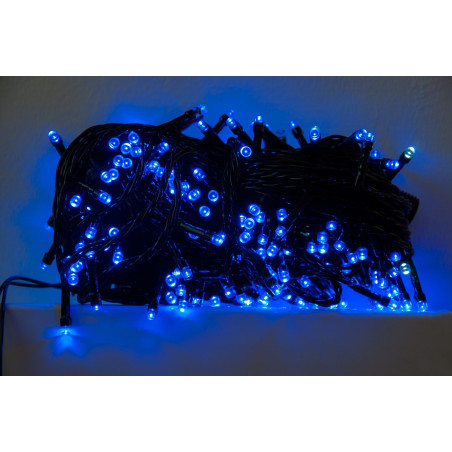 LAMPKI CHOINKOWE WODOODPORNE 200szt NIEBIESKIE