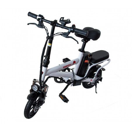 ROWER ELEKTRYCZNY SKŁADANY BIAŁY G-098