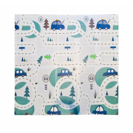 copy of MATA PIANKOWA SKŁADANA DWUSTRONNA ULICE/ZWIERZĄTKA