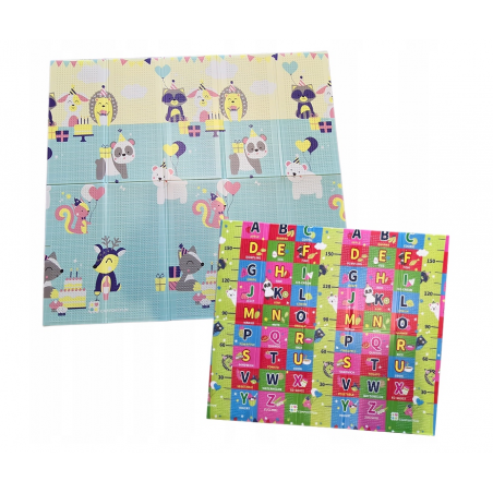 copy of MATA PIANKOWA SKŁADANA DWUSTRONNA ULICE/ZWIERZĄTKA