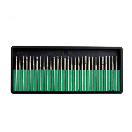 ZESTAW 30 FREZÓW W PUDEŁKU DO FREZAREK