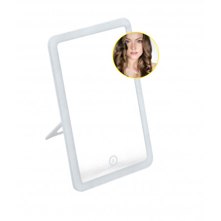 LUSTERKO KOSMETYCZNE LED BIAŁE PROSTOKĄTNE