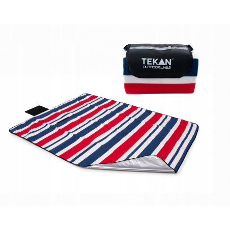 koc piknikowy w paski