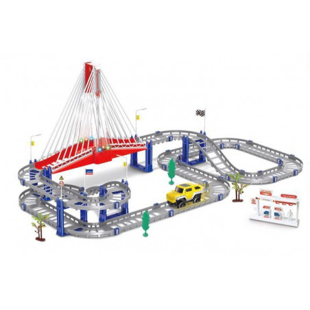 TOR WYŚCIGOWY Z MOSTEM