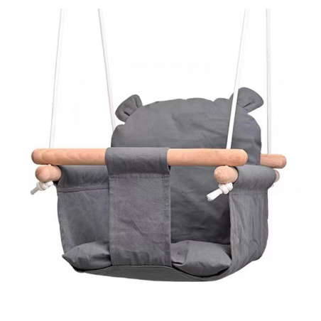 copy of HUŚTAWKA DLA DZIECI DO DOMU OGRODU MIŚ DREWNO