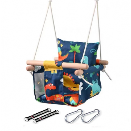 copy of HUŚTAWKA DLA DZIECI DO DOMU OGRODU MIŚ DREWNO