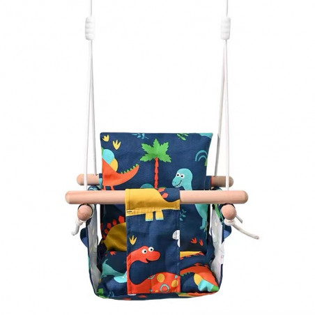 copy of HUŚTAWKA DLA DZIECI DO DOMU OGRODU MIŚ DREWNO