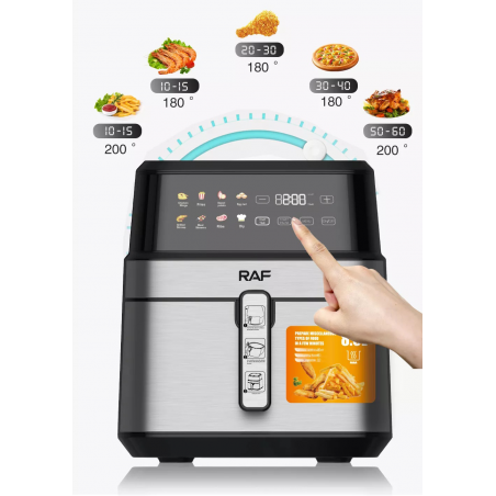 FRYTKOWNICA BEZTŁUSZCZOWA FRYTOWNICA PIEKARNIK 8L