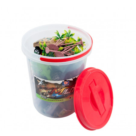 ZESTAW ŻOŁNIERZYKI I POJAZDY