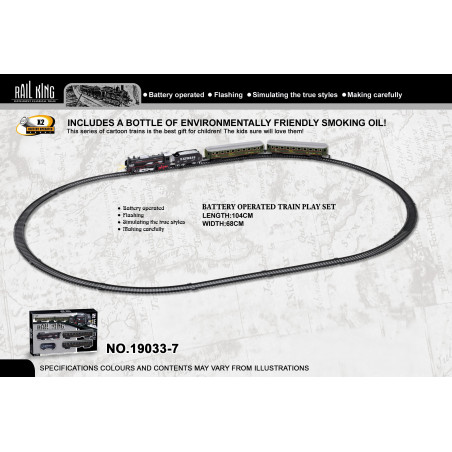OSOBOWA KOLEJKA ELEKTRYCZNA RAIL KING 19033-7