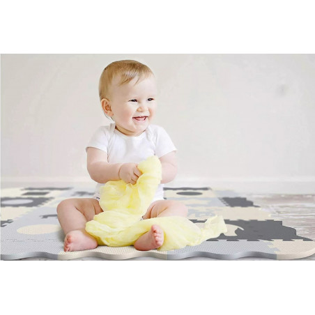 DUŻA MATA PIANKOWA 2w1 PUZZLE 3D 36 EL 140x140 cm