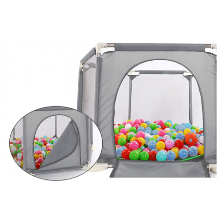 copy of DUŻY KOJEC DLA DZIECI Z KOSZEM + 15 KULEK