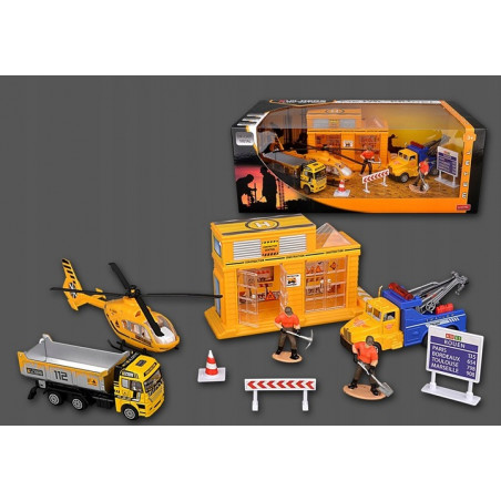 ZESTAW SERII BUDOWLANEJ RESORAKI PLAC BUDOWY