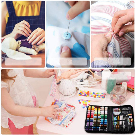 PRZYBORNIK KRAWIECKI ZESTAW DO SZYCIA NICI IGŁY