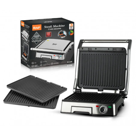 GRILL KONTAKTOWY ROZKŁADANY RAF R.238 2200W