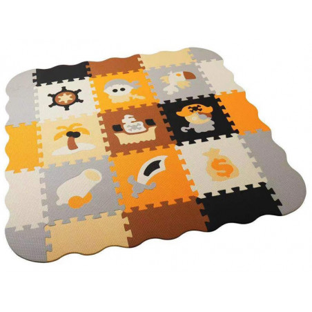 MATA PIANOWA PUZZLE PALMA/PIRAT Z BRZEGAMI