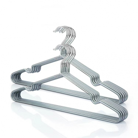 WIESZAKI METALOWE UBRANIOWE UBRANIA POWLEKANE 20x