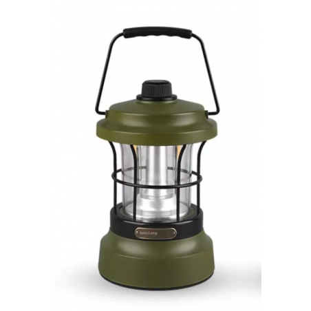 Lampka Latarenka LED Retro Kempingowa USB Zielona