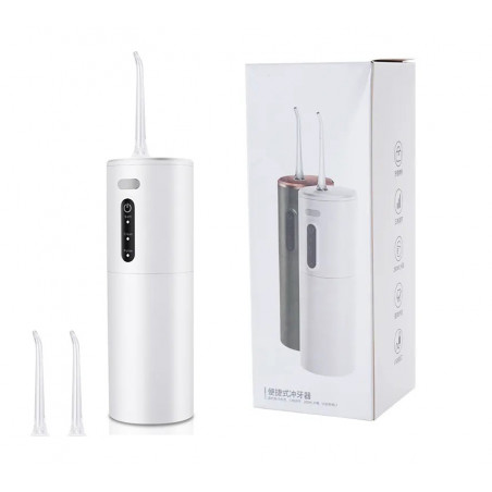 IRYGATOR DO ZĘBÓW DENTYSTYCZNY BEZPRZEWODOWY USB 2 KOŃCÓWKI DYSZE 3 TRYBY