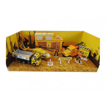 ZESTAW SERII BUDOWLANEJ RESORAKI PLAC BUDOWY