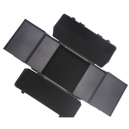 WALIZKA NA KÓŁKACH NA KOSMETYKI KUFER KOSMETYCZNY XXL NA STELAŻU SZUFLADY