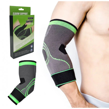 STABILIZATOR ŁOKCIA ORTEZA OPASKA ELASTYCZNA UCISKOWA NA ŁOKIEĆ M/L