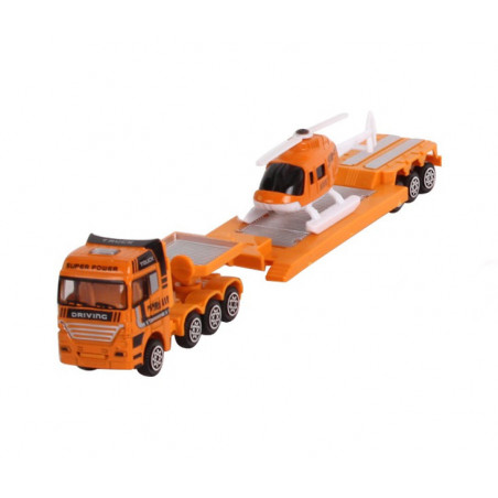 RESORAK CIĘŻARÓWKA Z NACZEPĄ I HELIKOPTEREM