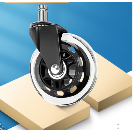 GUMOWE KAUCZUKOWE KÓŁKA DO FOTELA 5SZT KRZESŁA OBROTOWEGO Z ŁOŻYSKAMI